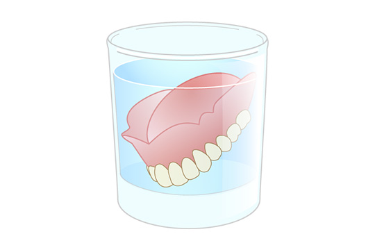 洗浄剤に浸ける