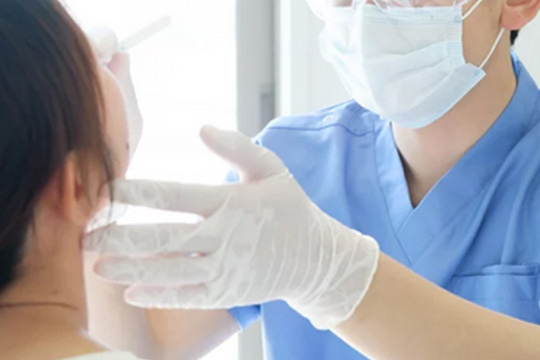 STEP03　活動性菌の存在を確認後、ＰＣＲ検査、唾液検査の実施